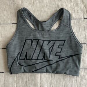 Nike Grey Sports Bra, Sz L